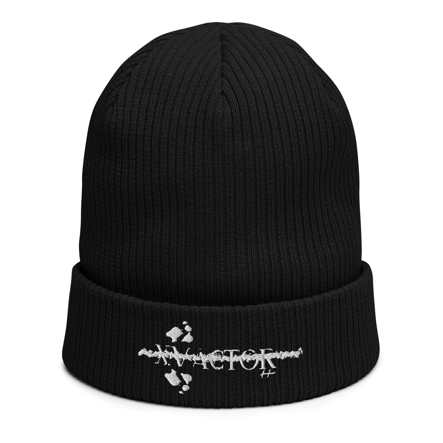 Organic ribbed beanie