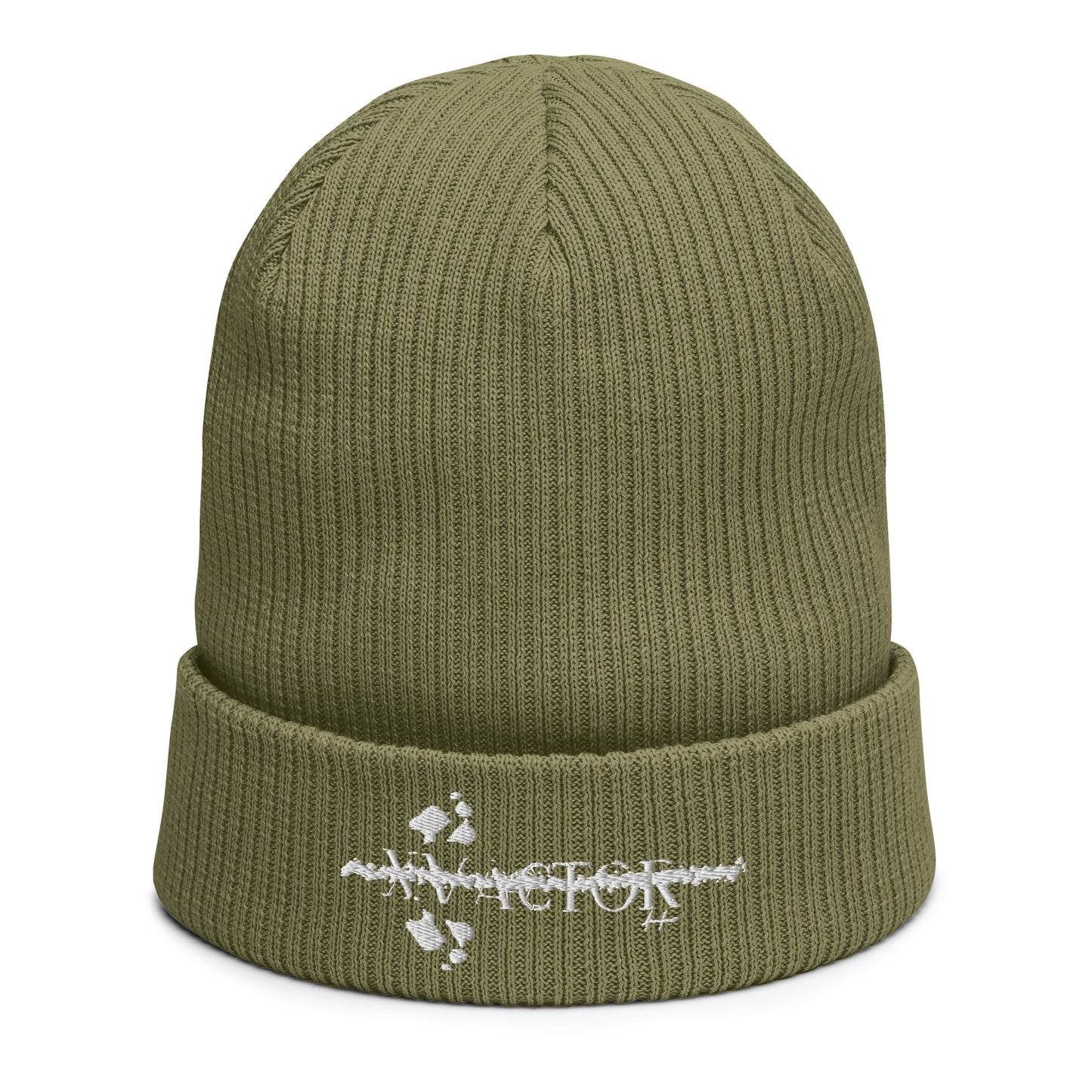 Organic ribbed beanie