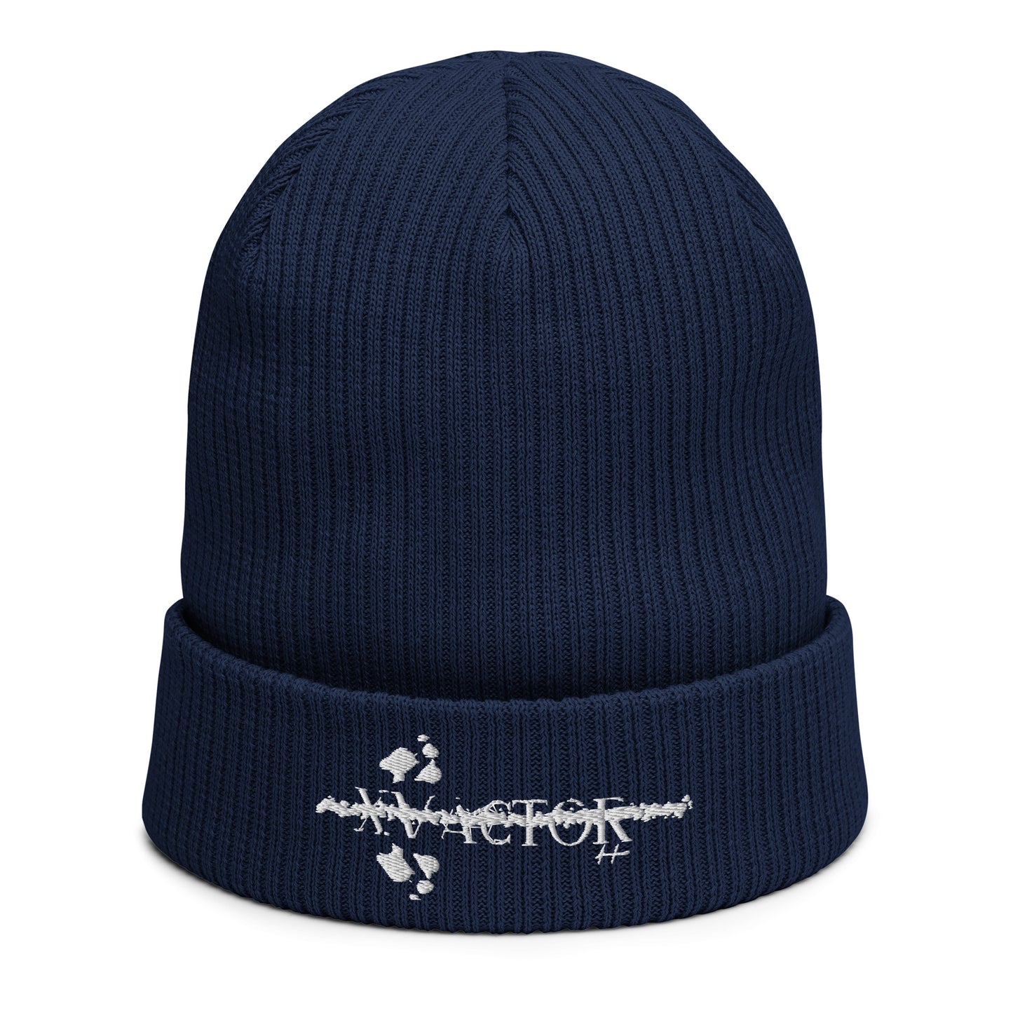 Organic ribbed beanie